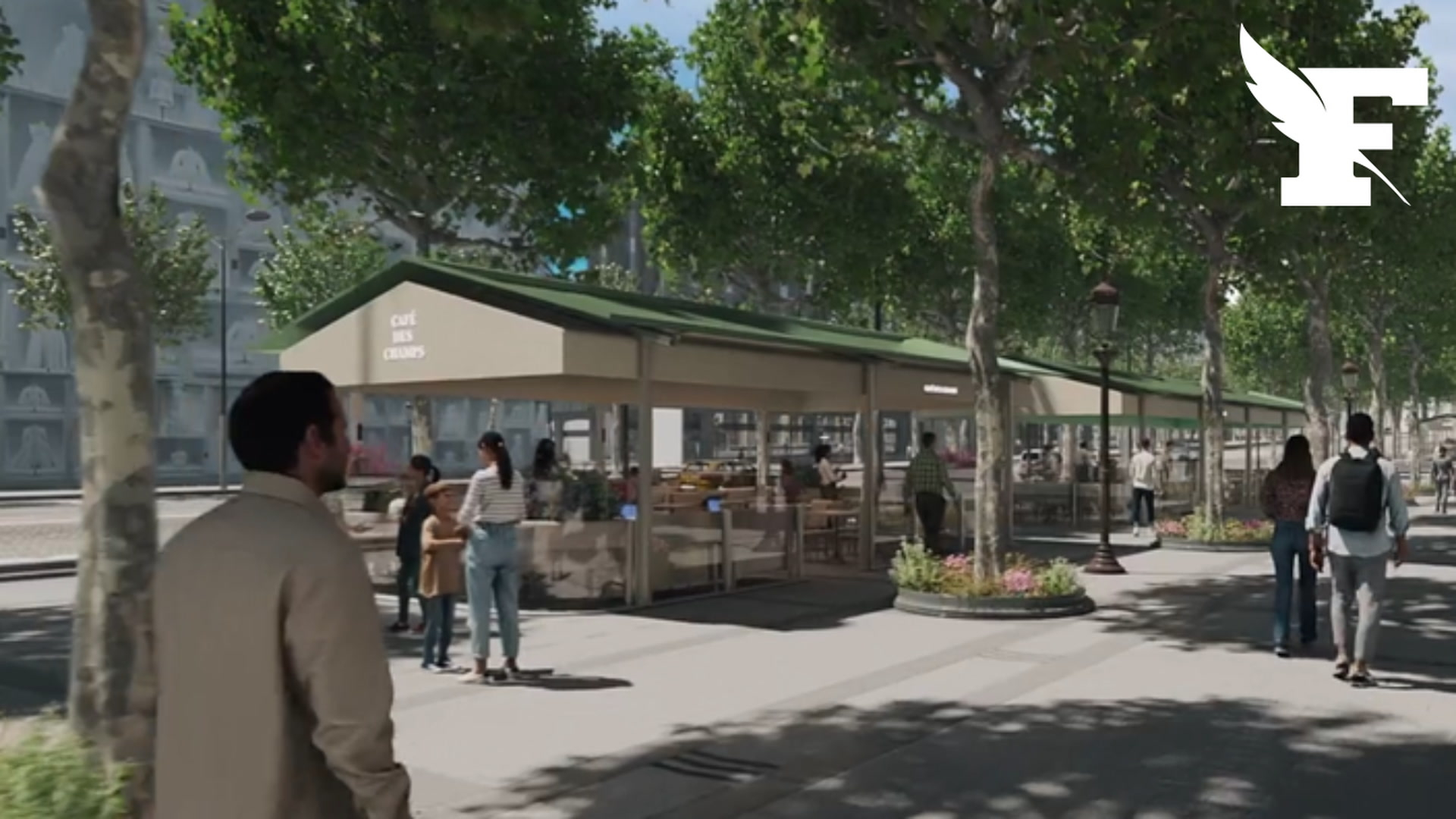 , Jeux olympiques 2024: à quoi ressembleront les nouvelles terrasses des Champs-Élysées
