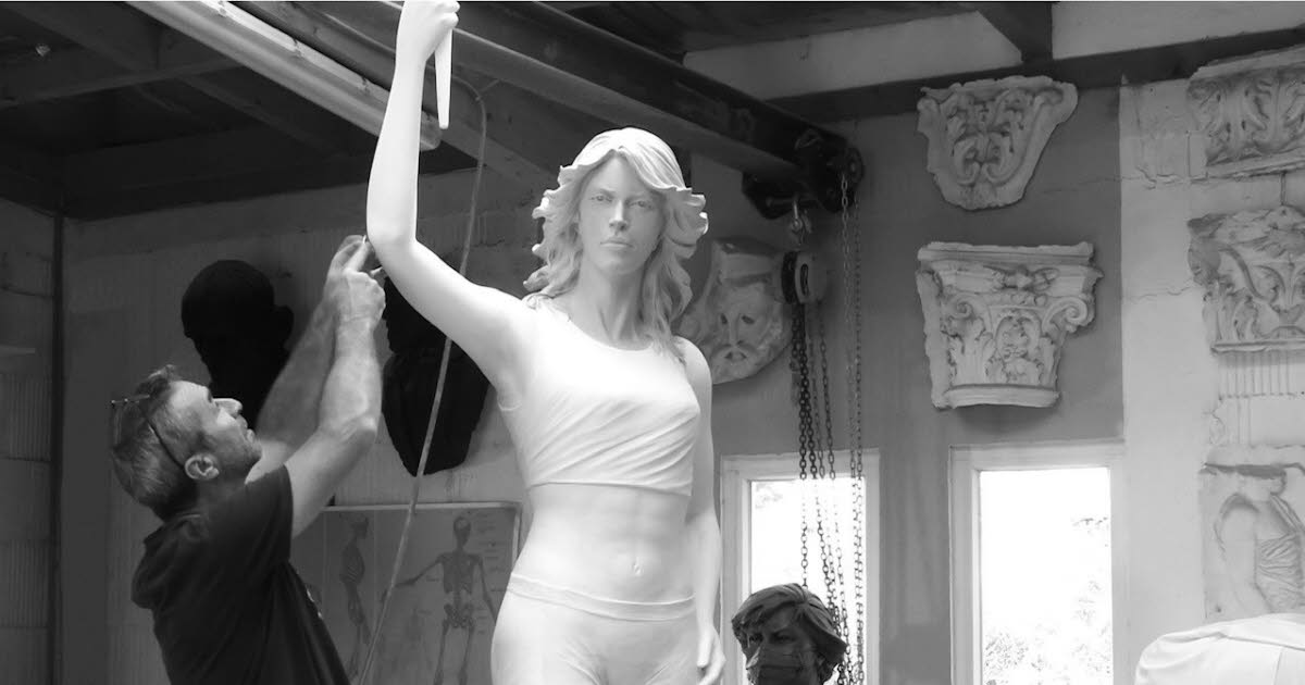 , Jeux olympiques Le sculpteur alsacien Patrick Berthaud crée une statue pour un site de Paris 2024