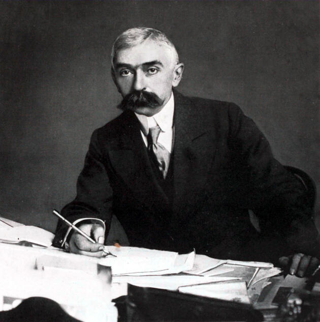 Le baron Pierre de Coubertin, sur une photo non datée.